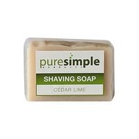 Pure Simple Shaving Soap - Cedar Lime
